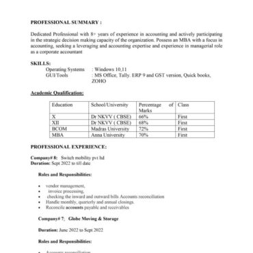 7212 - Senior Accountant