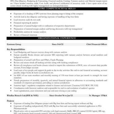 7917 -CWA / CS Experienced