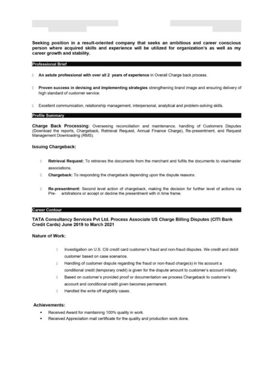 7678 -Customer Support Executive
