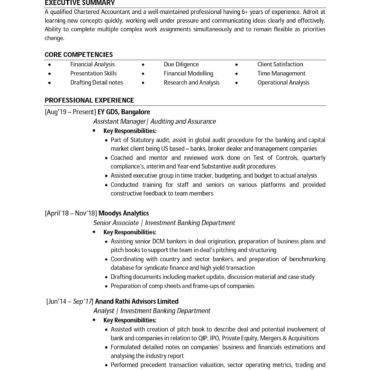 7732-Chartered Accountant Experienced