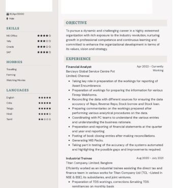 7839-Chartered Accountant Experienced