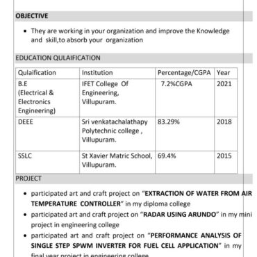 7367 - Electrical and Electronics Engineering