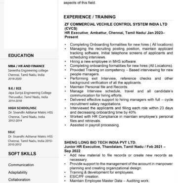 6409- Business Administration Experienced