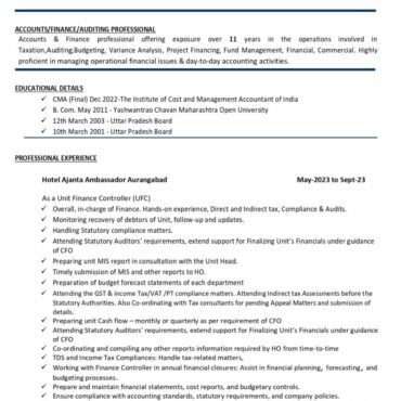 6498- CWA / CS Experienced