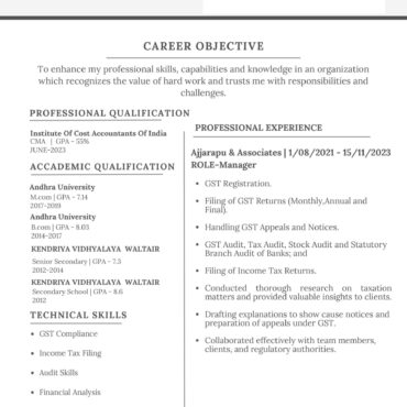 6406-CWA / CS Experienced