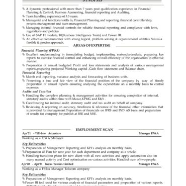 6695-Chartered Accountant Experienced