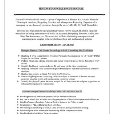 6487 - Senior Accountant