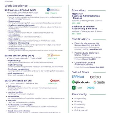 6734 - Business Administration Experienced