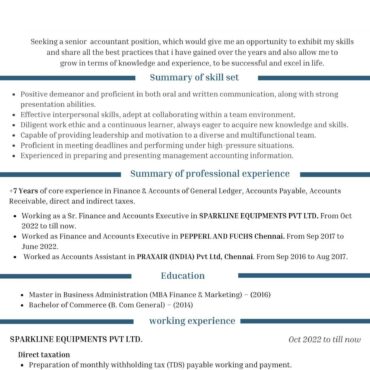 6388- Business Administration Experienced