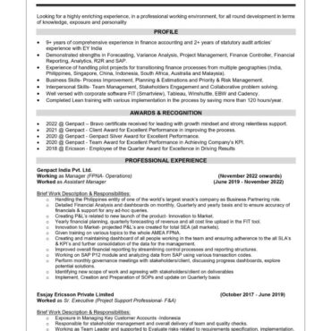 6338-Semi Qualified Professional