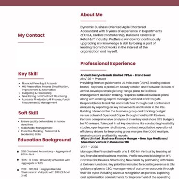6435-Chartered Accountant Experienced