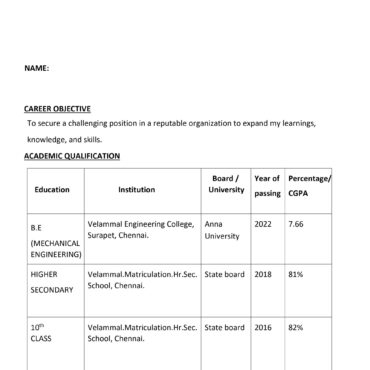 6769- Mechanical Engineering