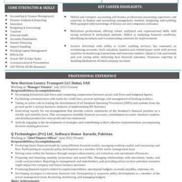 6566 - CWA / CS Experienced