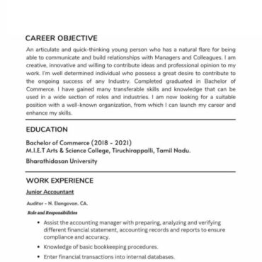 7252 - Junior Accountant