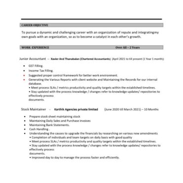 8145 - Junior Accountant