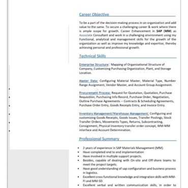 7433 - SAP ABAP Consultant