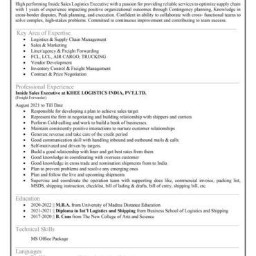 8060 - Territory Sales Officer