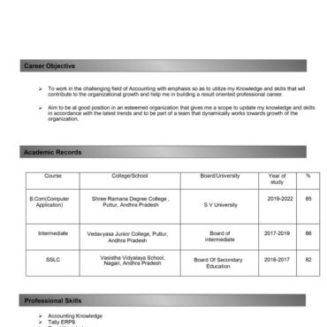 7260 - Junior Accountant