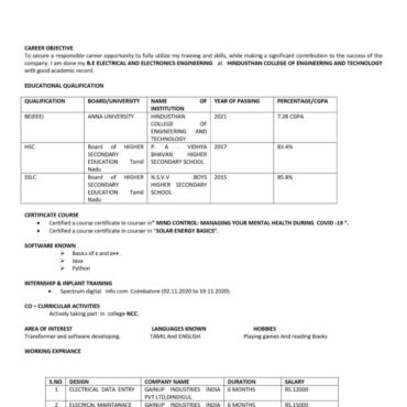 7374 - Electrical and Electronics Engineering