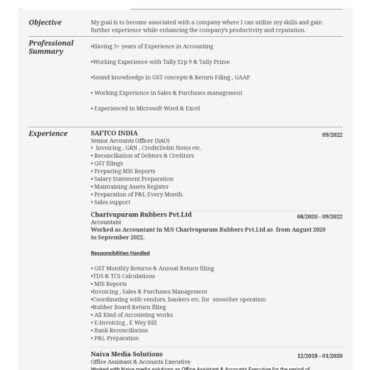 8174 - Junior Accountant