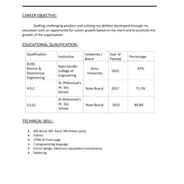 7372 - Electrical and Electronics Engineering