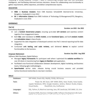 8232 - Business Administration Experienced