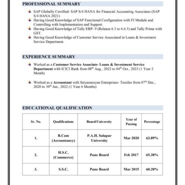 9311 - Junior Accountant
