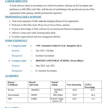 8259 - Junior Accountant
