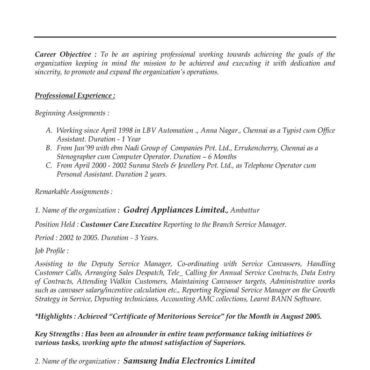 9447 - Customer Support Executive