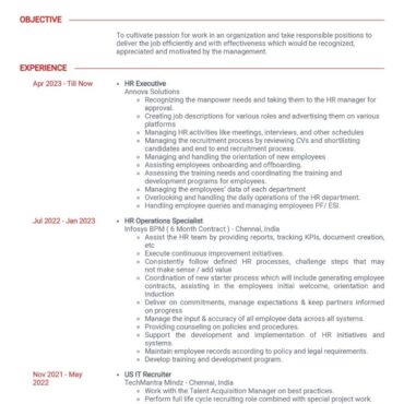 8258 - MBA Experience