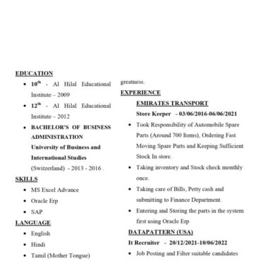 9136-HR cum Recruitment and Admin Executive