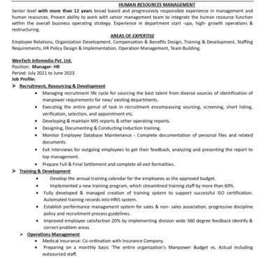 9173 - HR cum Recruitment and Admin Executive