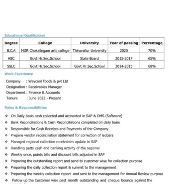 8316 - Junior Accountant