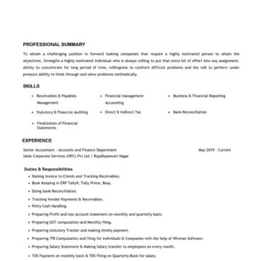 8318 - Senior Accountant