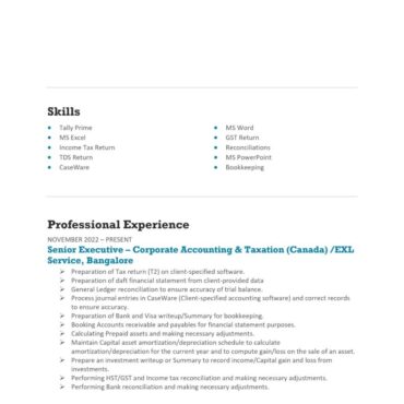 8363 - Junior Accountant