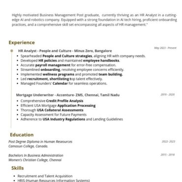 9378 - HR cum Recruitment and Admin Executive