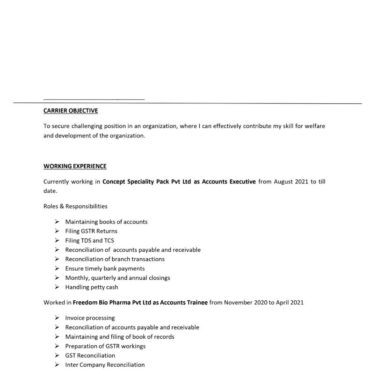 8427- Junior Accountant