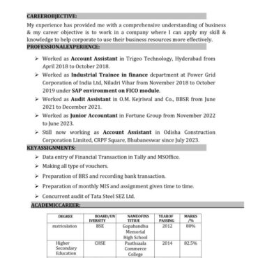 8460 - Junior Accountant