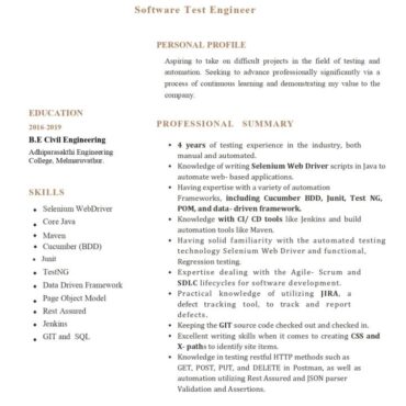 9245 - Software Test Engineer