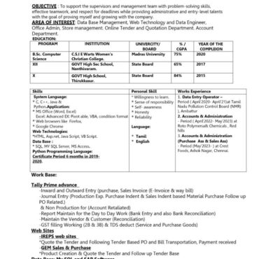 8317 - Junior Accountant