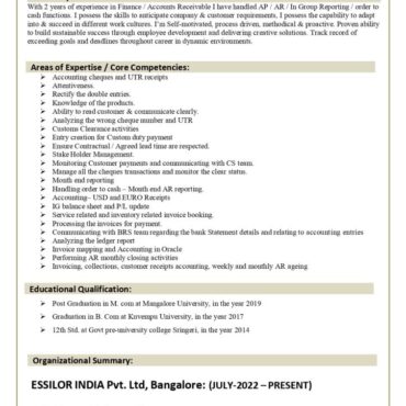 9092 - Junior Accountant