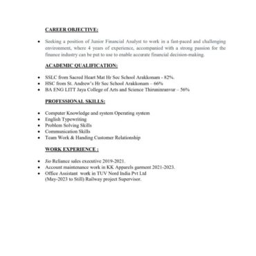 8334 - Junior Accountant