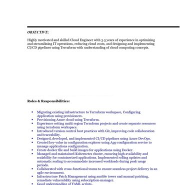 9110 - Cloud Engineer
