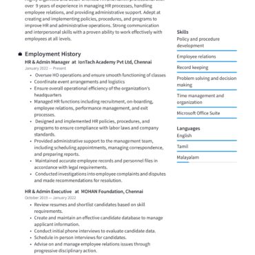 11278-HR cum Recruitment and Admin Executive