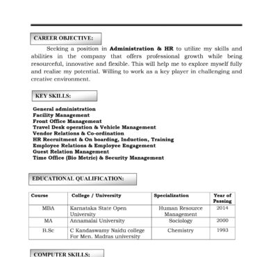 6219-HR cum Recruitment and Admin Executive