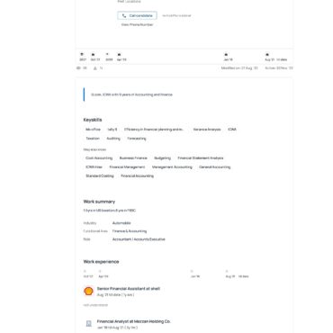 6271-CWA / CS Experienced