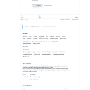 6272-CWA / CS Experienced