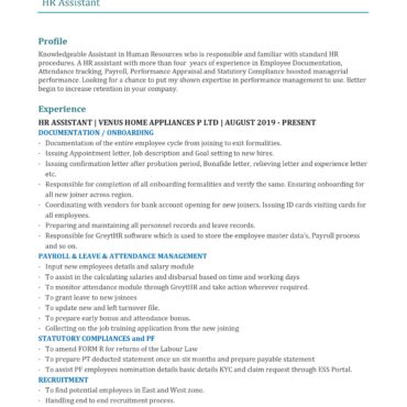 11444-HR Cum Recruitment and Admin Executive