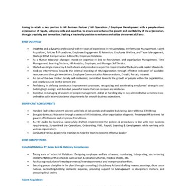 11550-HR Cum Recruitment and Admin Executive