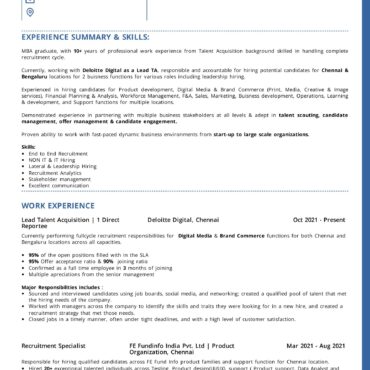 5449-HR cum Recruitment and Admin Executive